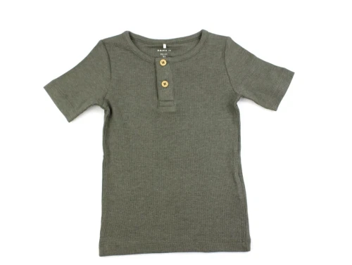 Name It dusty olive melange t-shirt